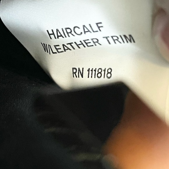 Michael Kors Black Leopard Real Haircalf Dyed Leather Crossbody Sling Handbag - Picture 6 of 16